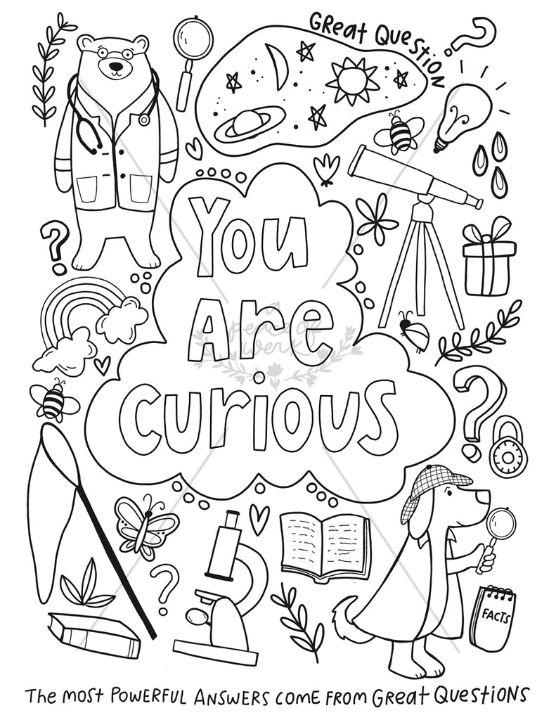 Download You Are Wonderful Coloring Book Digital Download By Eliza Todd A Peace Of Werk