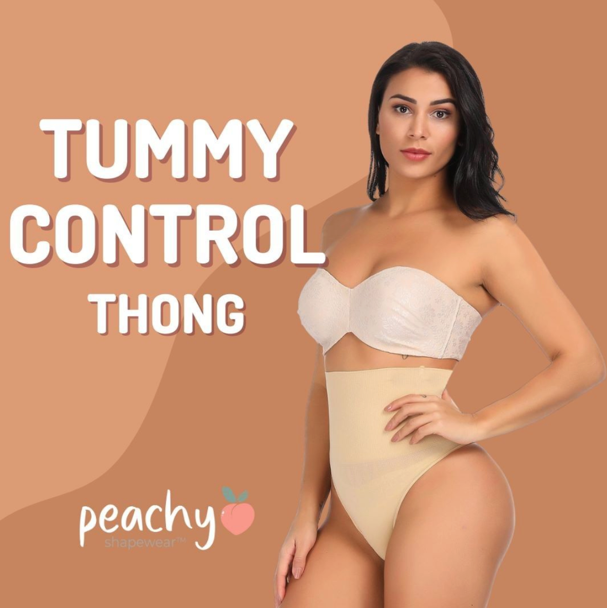 Every-Day Tummy Control Thong – Peachy Shapewear