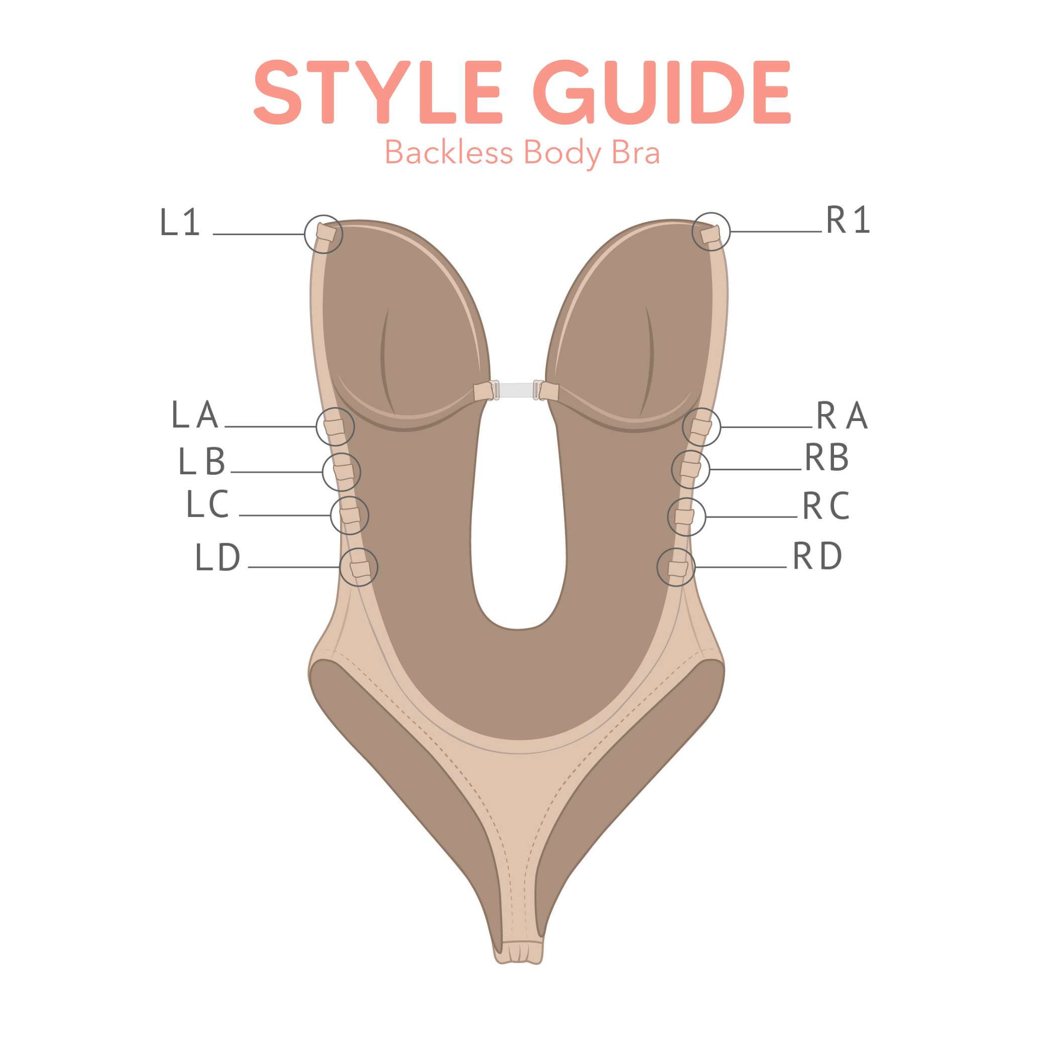 Rhykin Backless Body Bra Style Guide – rhykin