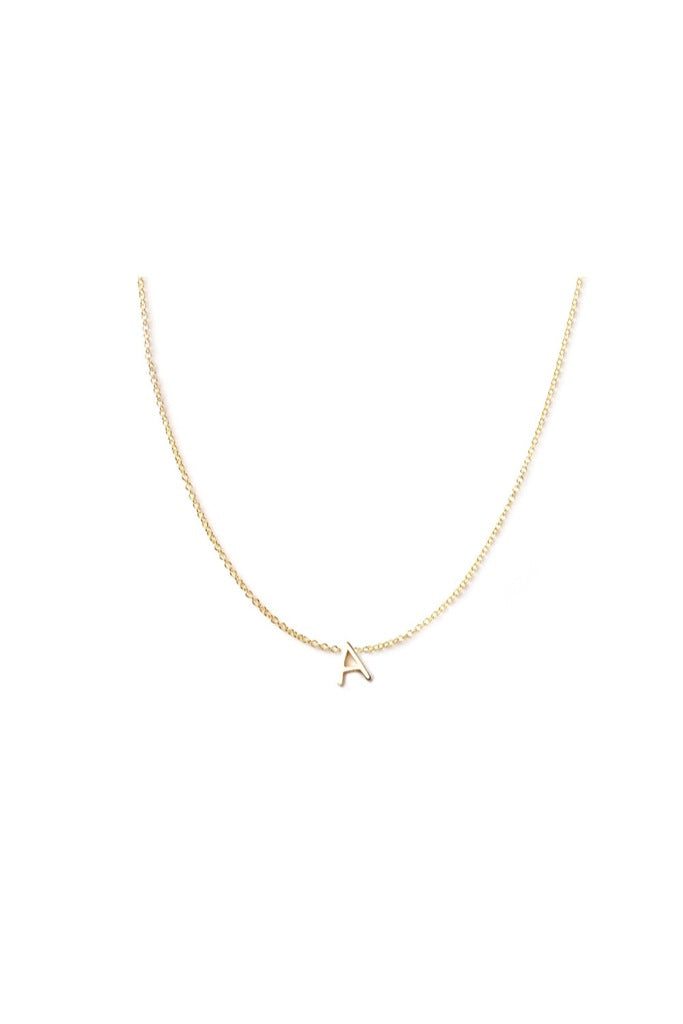 Gold Initial Necklace | Prism Boutique