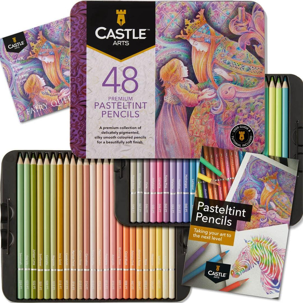  CAISEXILE 72 PC Artists Drawing Sets 48 Color Glitter