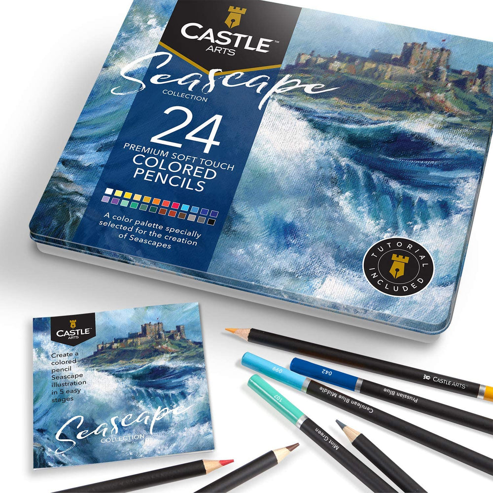 Swatch Form: Castle Arts Colored Pencils Soft Series 120pc. 