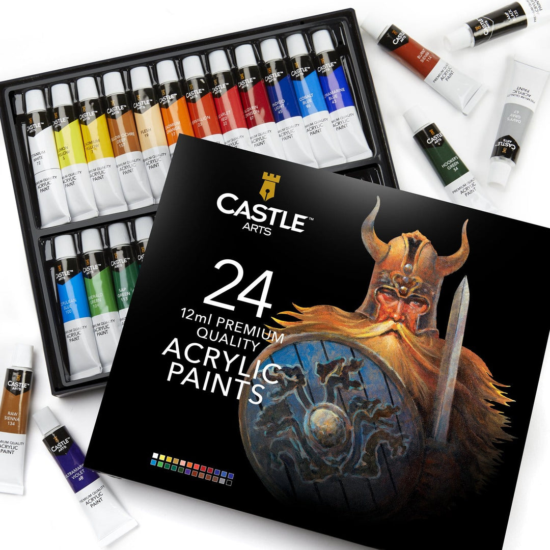 Castle Art Supplies Premium Sketch Book 9in x 12in | Double Sketch Pad Pack  | 200 Sheets of Quality 90gsm Paper | for Adult Artists and Learners 