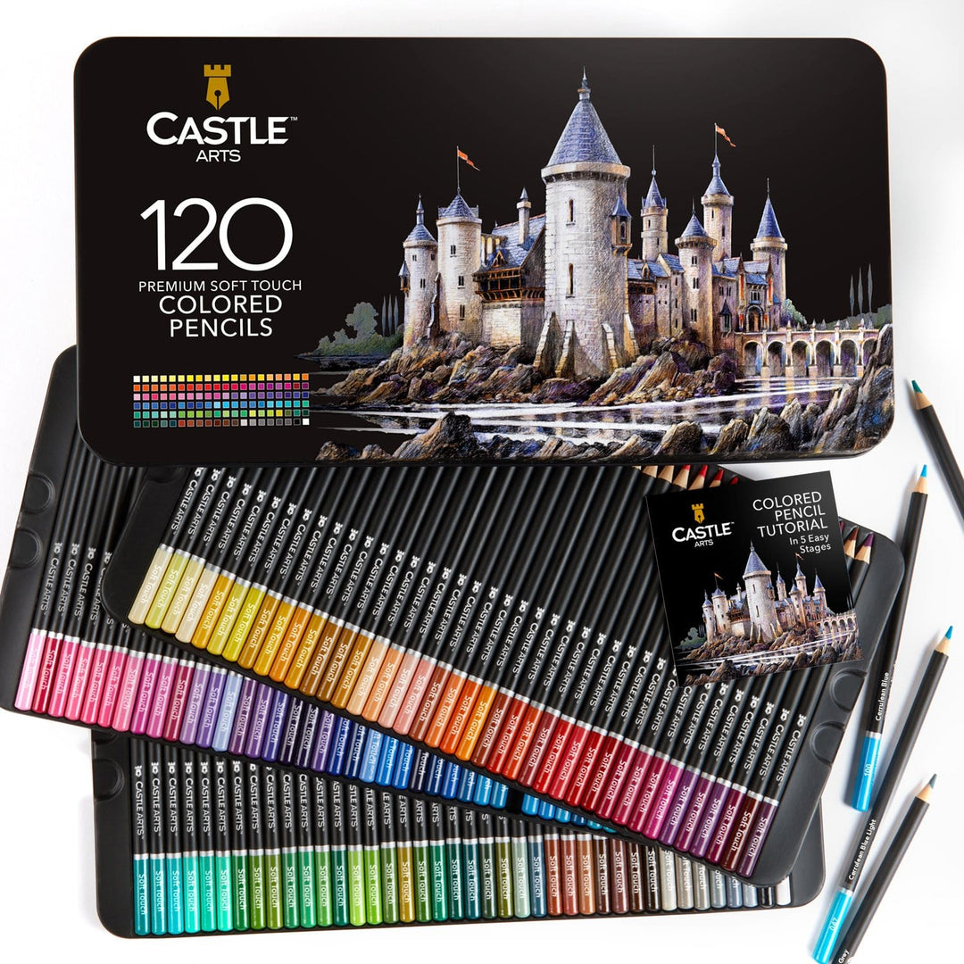 Castle Art Supplies 100 Gel Pens for Adult Coloring Morocco