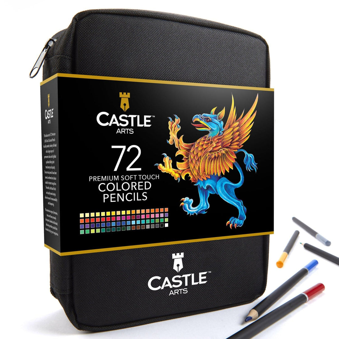 Castle Arts  100 Piece Metallic & Pasteltint Colored Pencils Zip Bundle – Castle  Arts USA