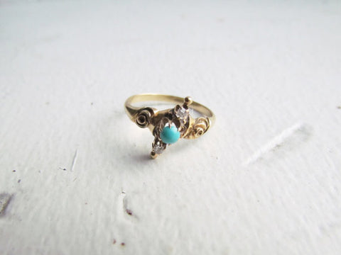 victorian turquoise ring 