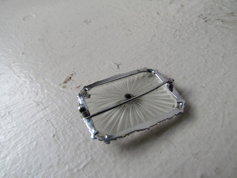 Art Deco Brooch with Safety Clasp 