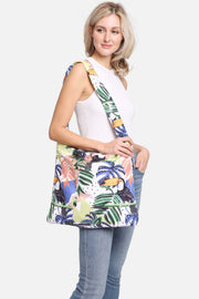 Toucans & Leaves 2 In 1 Beach Towel & Tote Bag