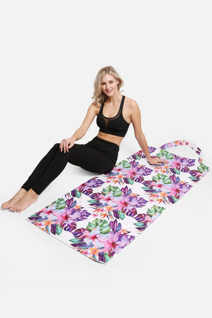 Hibiscus 2 In 1 Beach Towel & Tote Bag