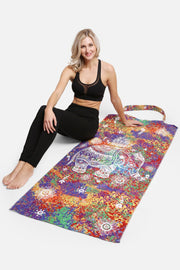 Elephant Mandala 2 In 1 Beach Towel & Tote Bag