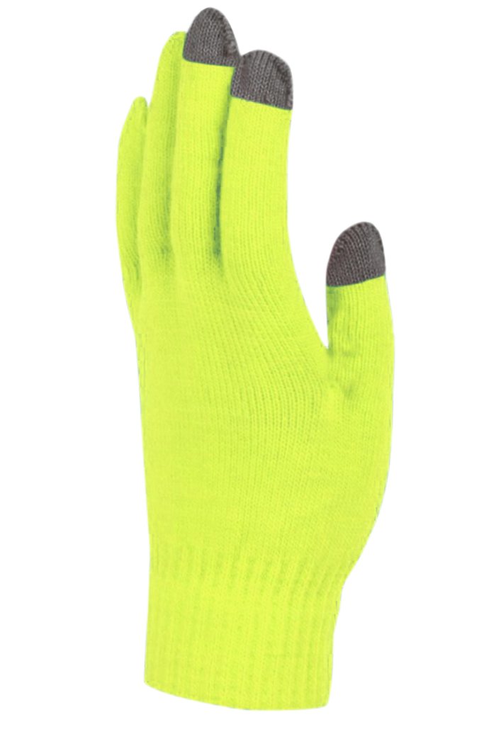 veritasfinancialgrp Vibrant Neon Touch Screen Knit Gloves in Bright Colors