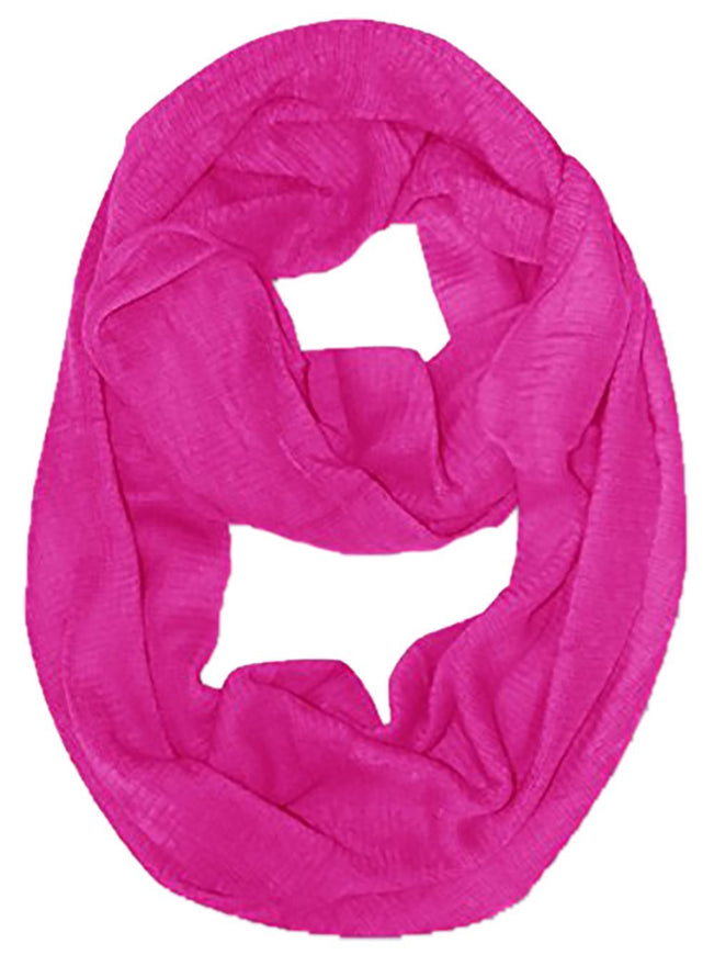 Fuchsia crittendenwayapartments Cashmere feel Gorgeous Warm Two Toned Infinity loop neck scarf snood