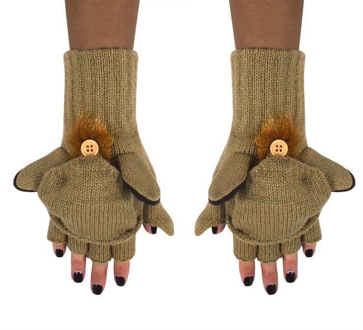 toddler brown gloves