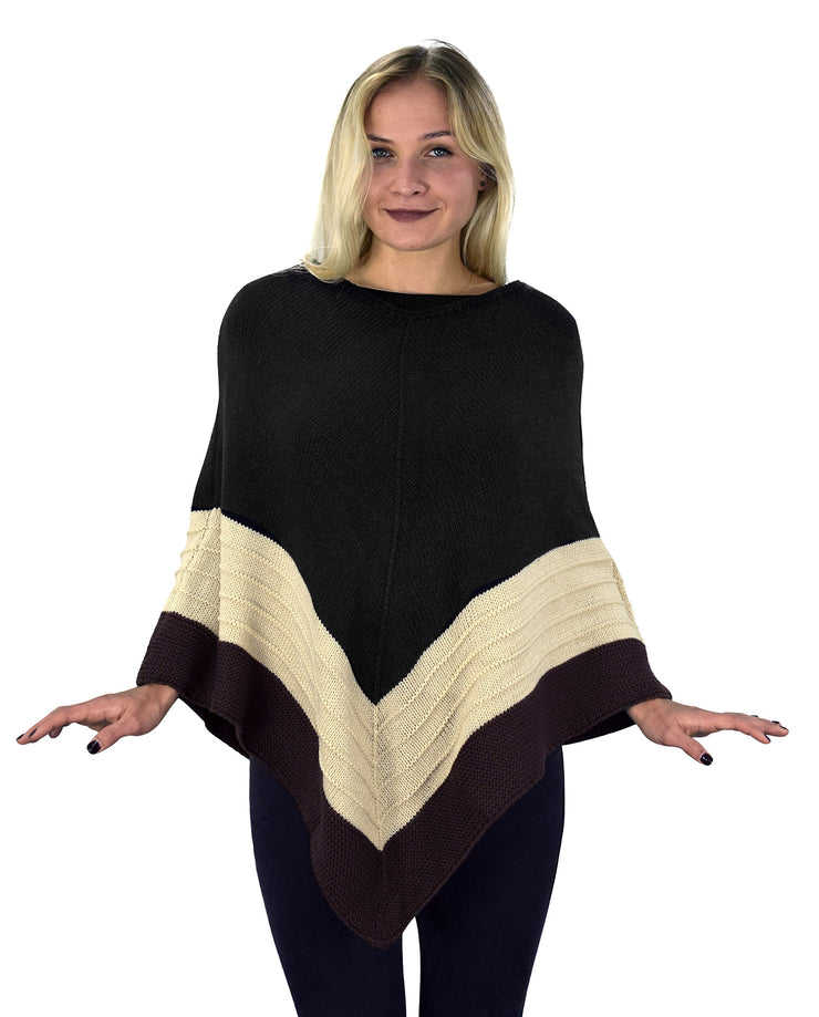 Women's Light Trendy Ruffle Batwing with Fringe Shawl Wrap Poncho