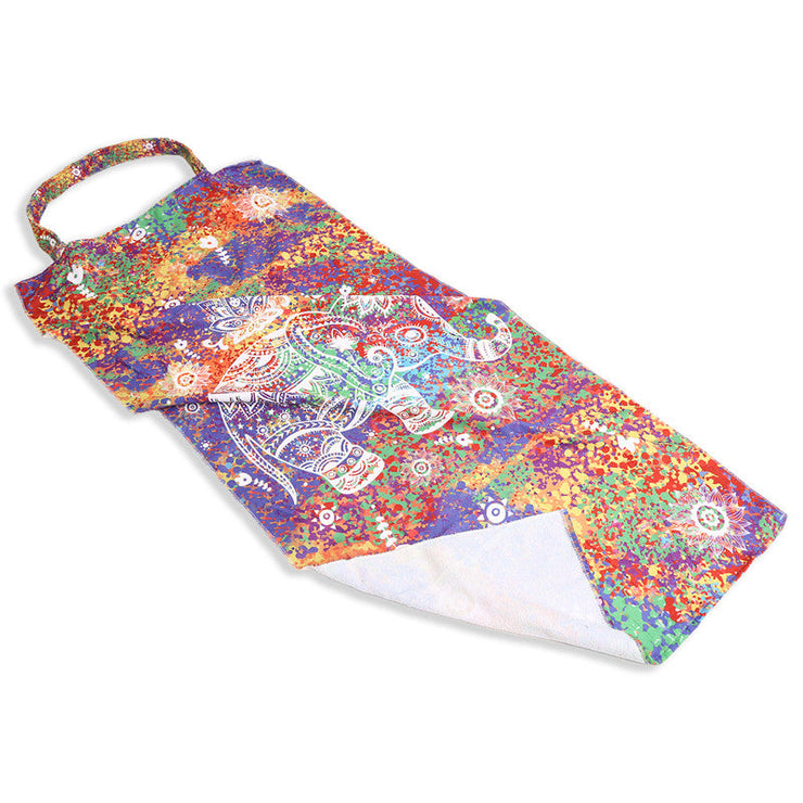 Elephant Mandala 2 In 1 Beach Towel & Tote Bag