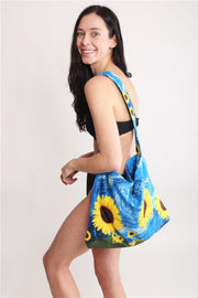 Starry Night' & 'Sunflowers' Inspired 2 In 1 Beach Towel & Tote Bag