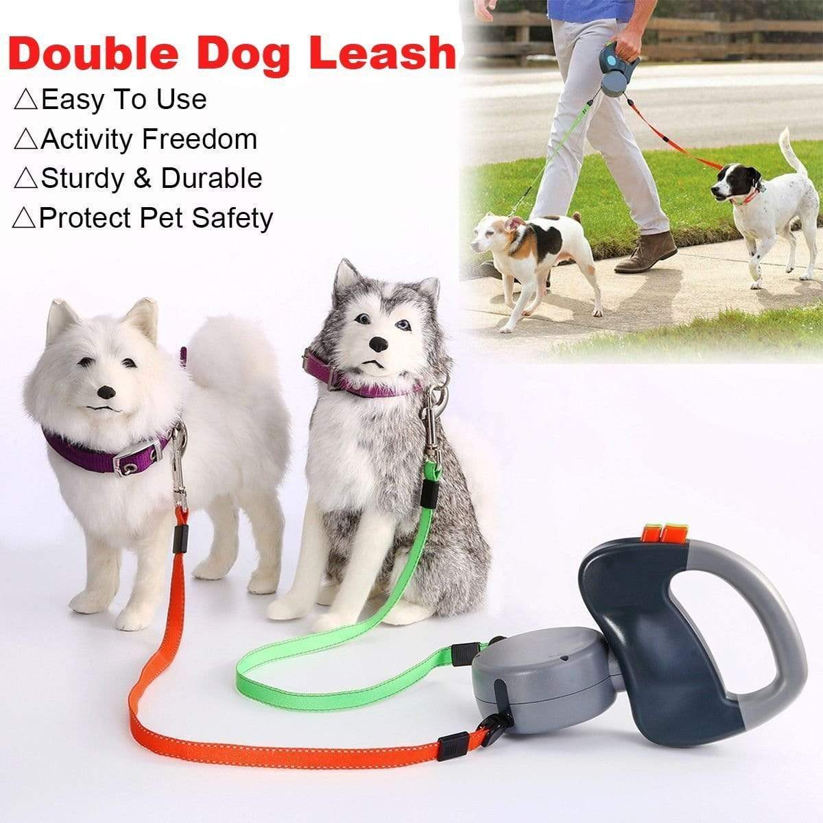 double dog leash