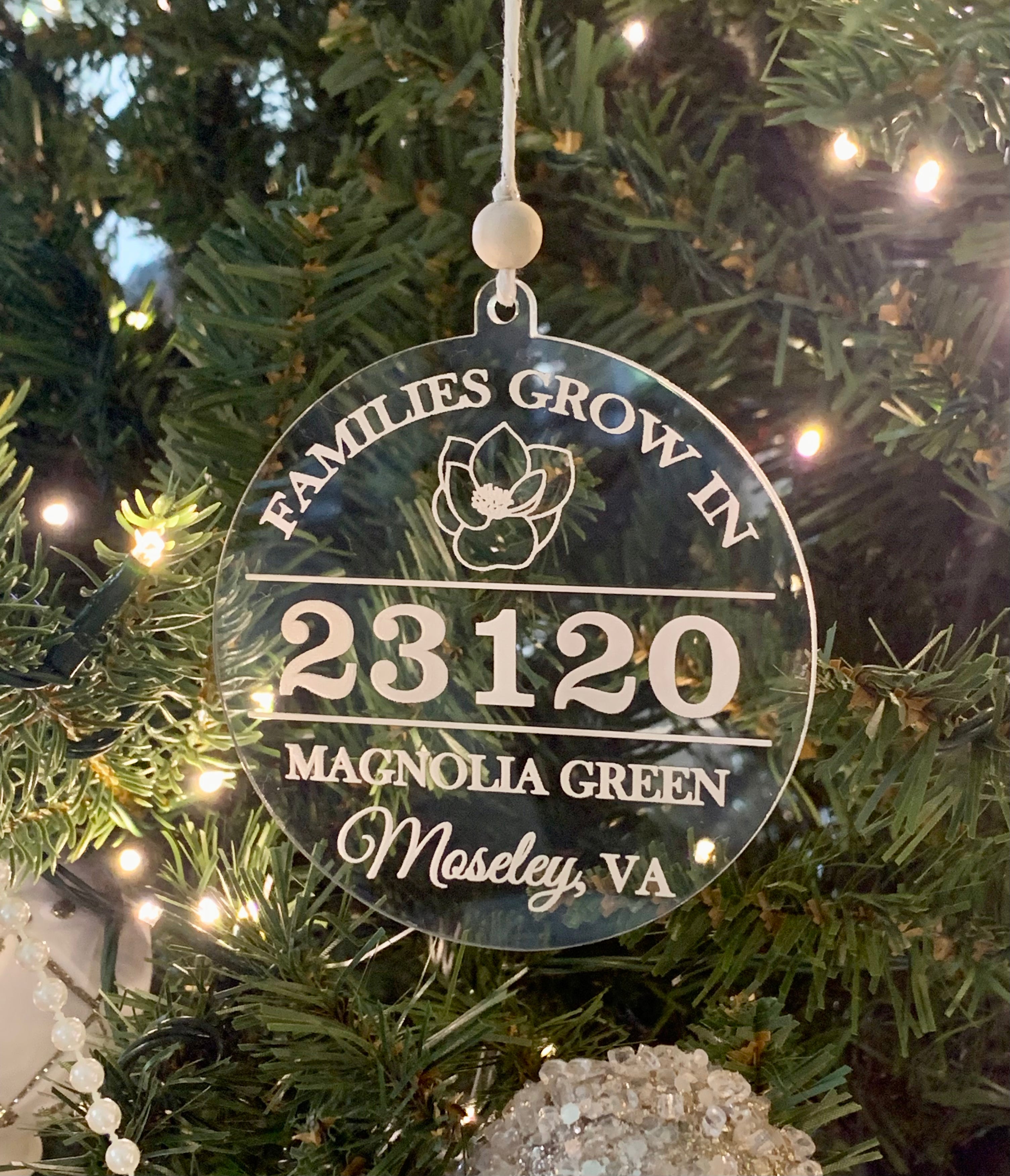 Hometown Zip Code Ornament