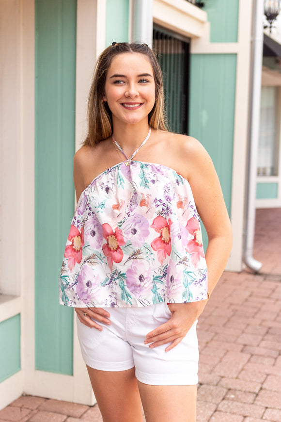 FREE MOMENT FLORAL BLOUSE