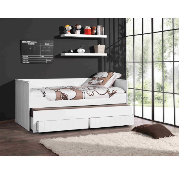 cabin bed with trundle and storage