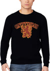 Harry Potter Distressed Gryffindor Lion Adults Unisex Black Sweatshirt