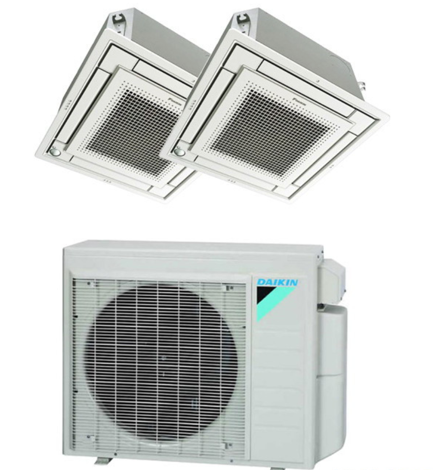 daikin-18000-btu-2-zone-ceiling-cassette-ductless-mini-split-heat-pump
