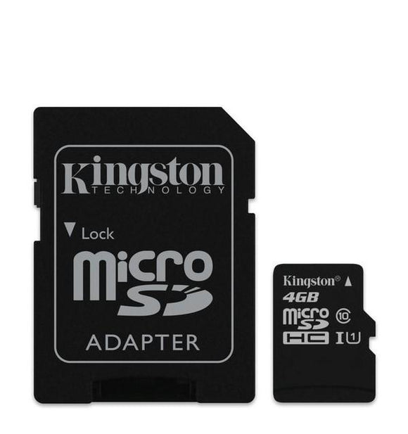 Geheugenkaart Micro 16GB Kingston Class 10 + Adapter -