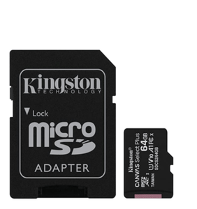 menigte Inwoner buik Geheugenkaart Micro SD 64GB Kingston Class 10 + Adapter - KwaliteitLader.nl