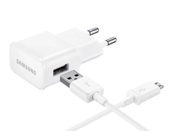 Samsung Origineel Snellader Micro-USB Kabel Fast Charging - Wit - KwaliteitLader.nl