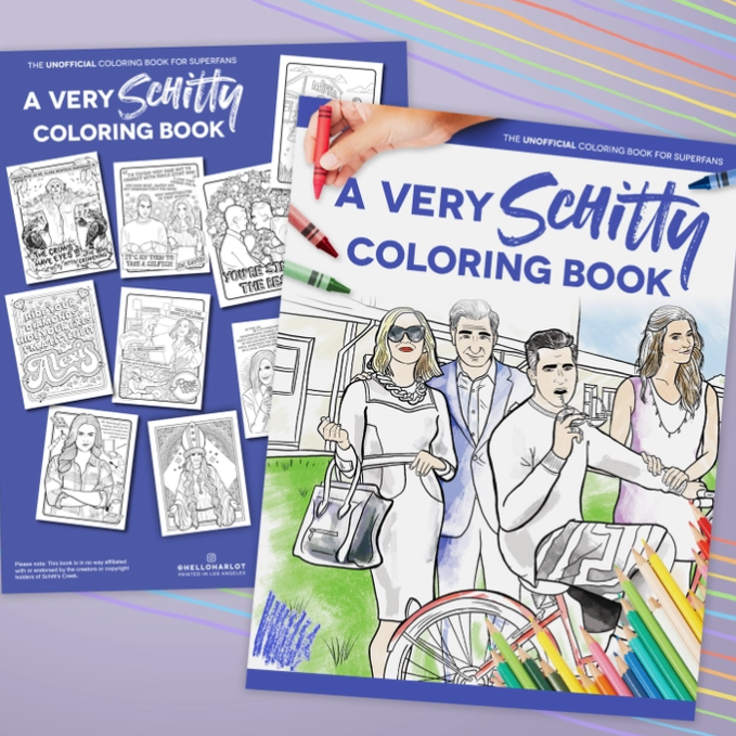 Download Very Schitty Schitts Creek Coloring Book Steel Petal Press