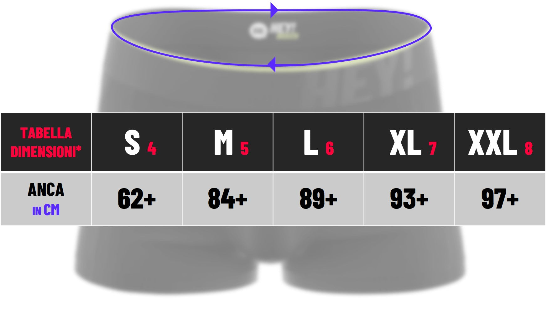 Sizechart