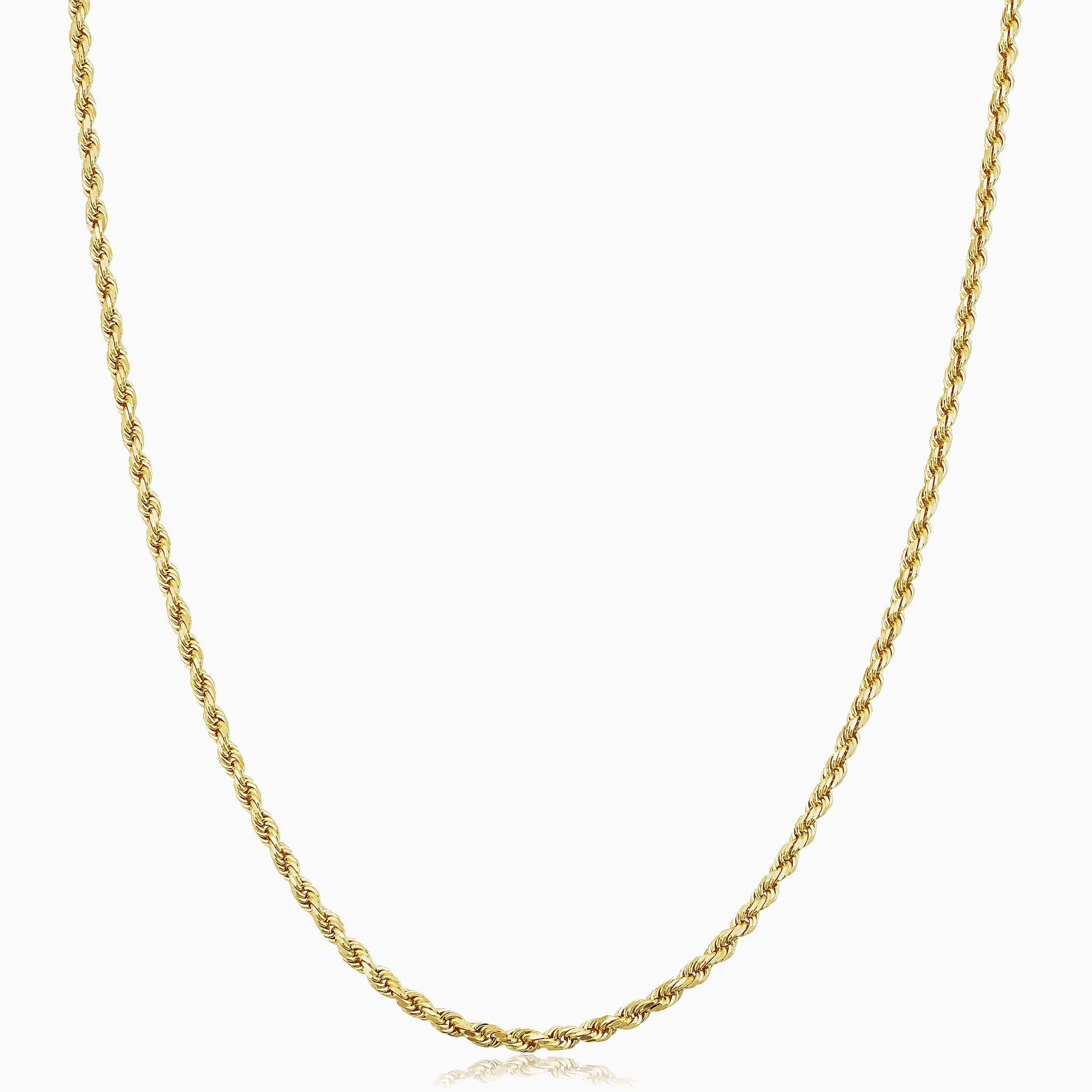 bold rope chain necklace