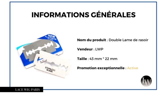 lame de rasoir informations