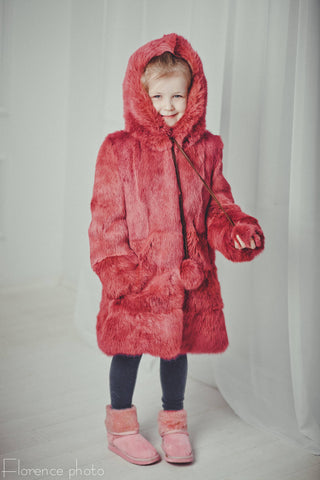 Sale Rabbit Fur Kids Jacket – Forestfox Fur Atelier