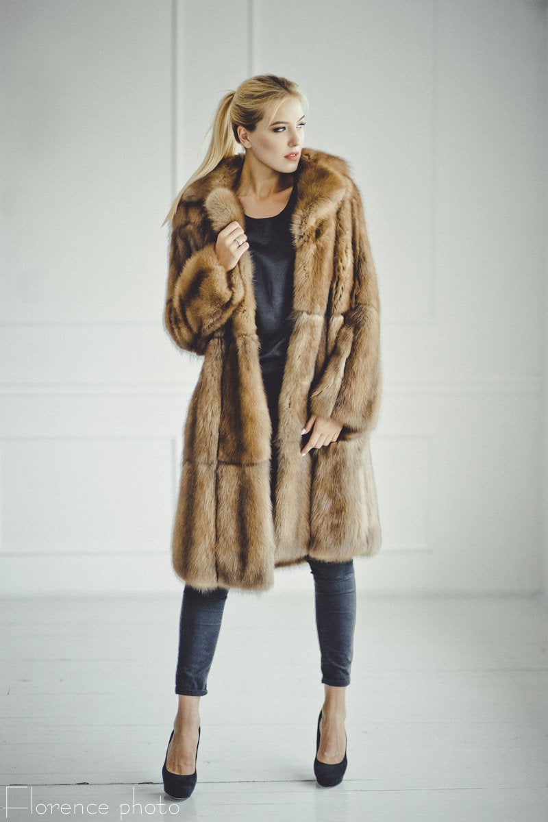 Maren Fur Coat (Red) – Forestfox Fur Atelier