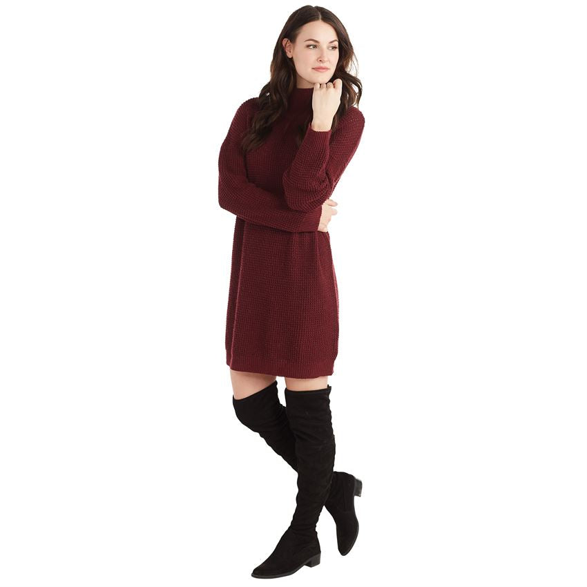 sweater dress ankle boots