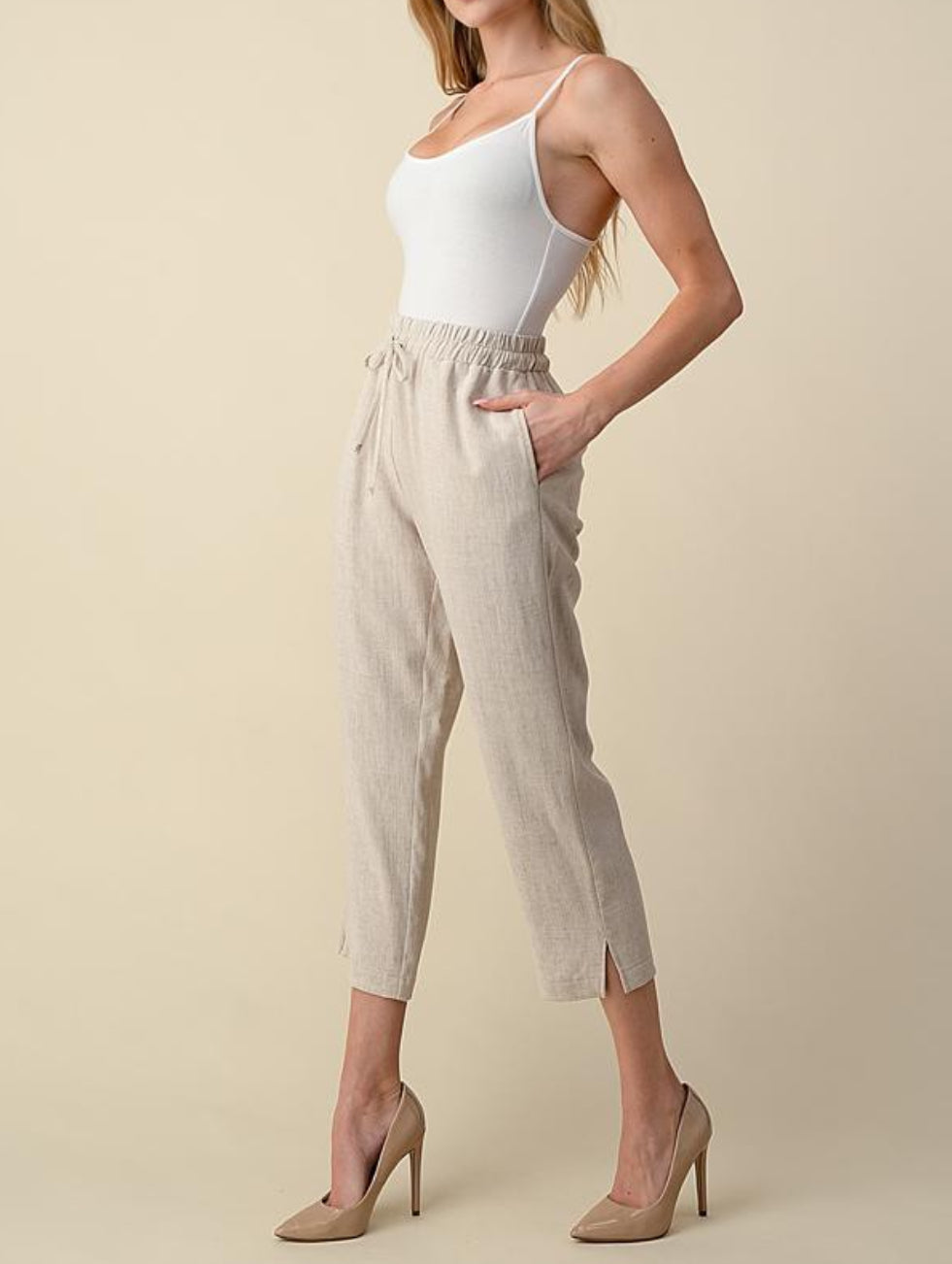 cropped capri pants