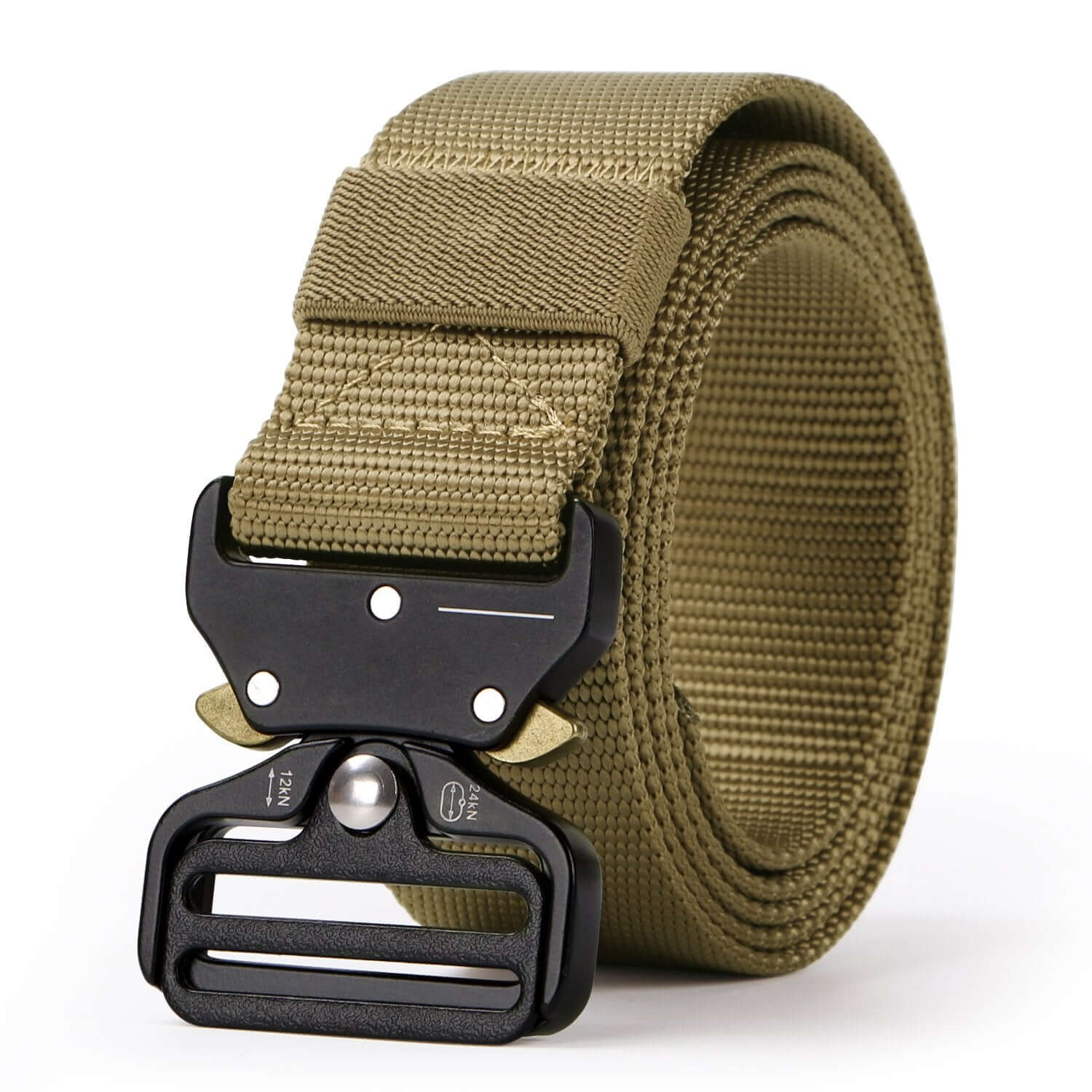 Tactical Heavy Duty Belt Sansths Men Military Webbing Belt - Black ...