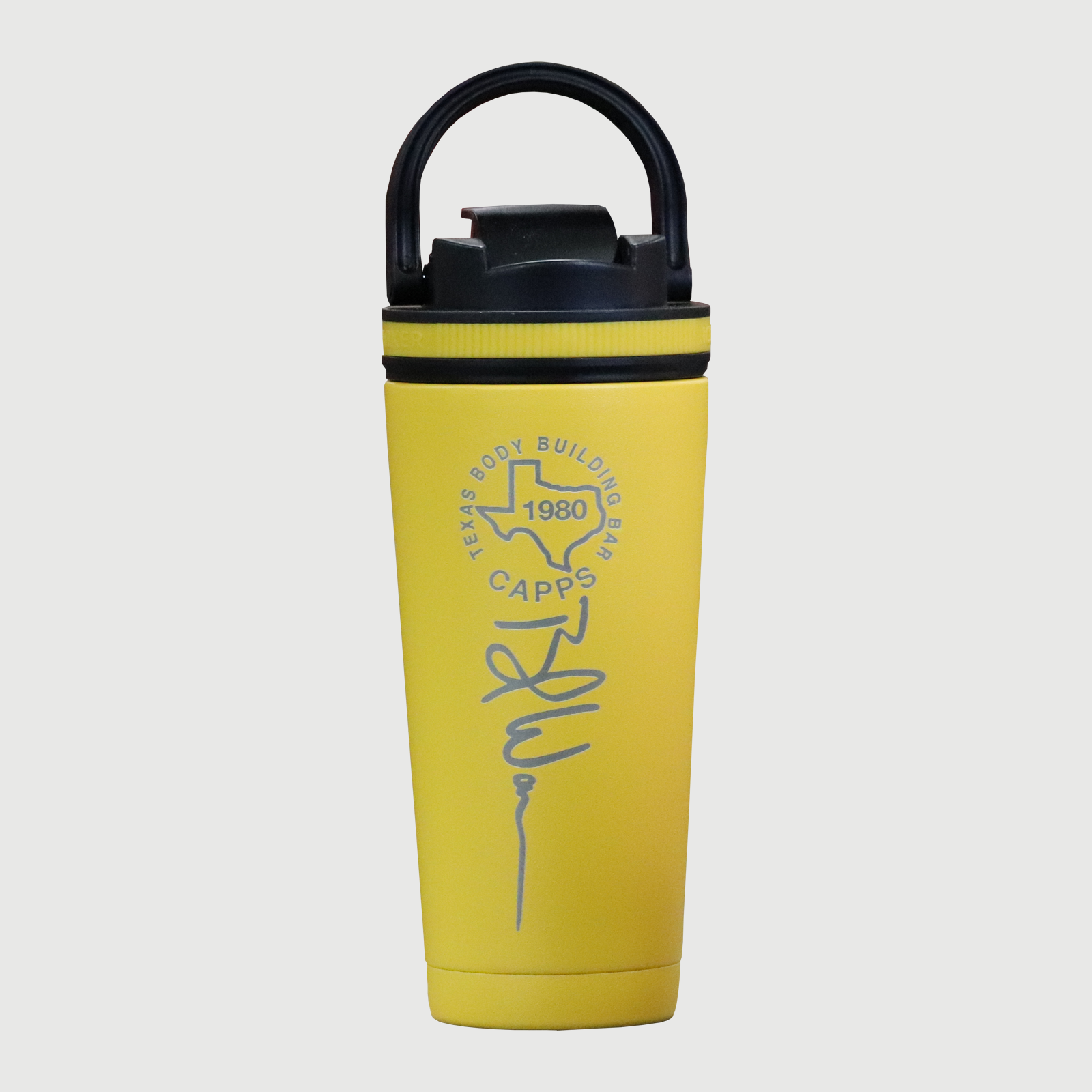 Yellow 26oz Ice Shaker - Branch Warren Edition