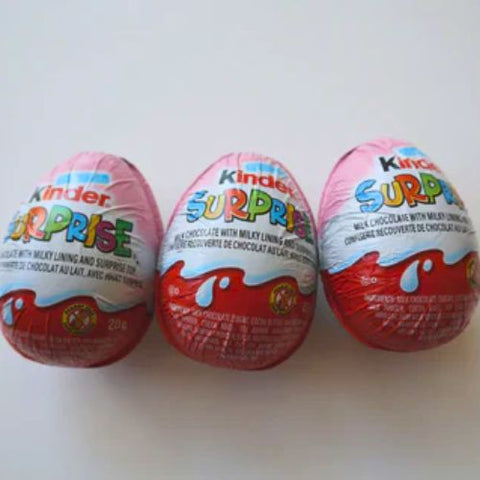 Kinder Surprise Chocolate Eggs. Kinder Surprise is a brand of