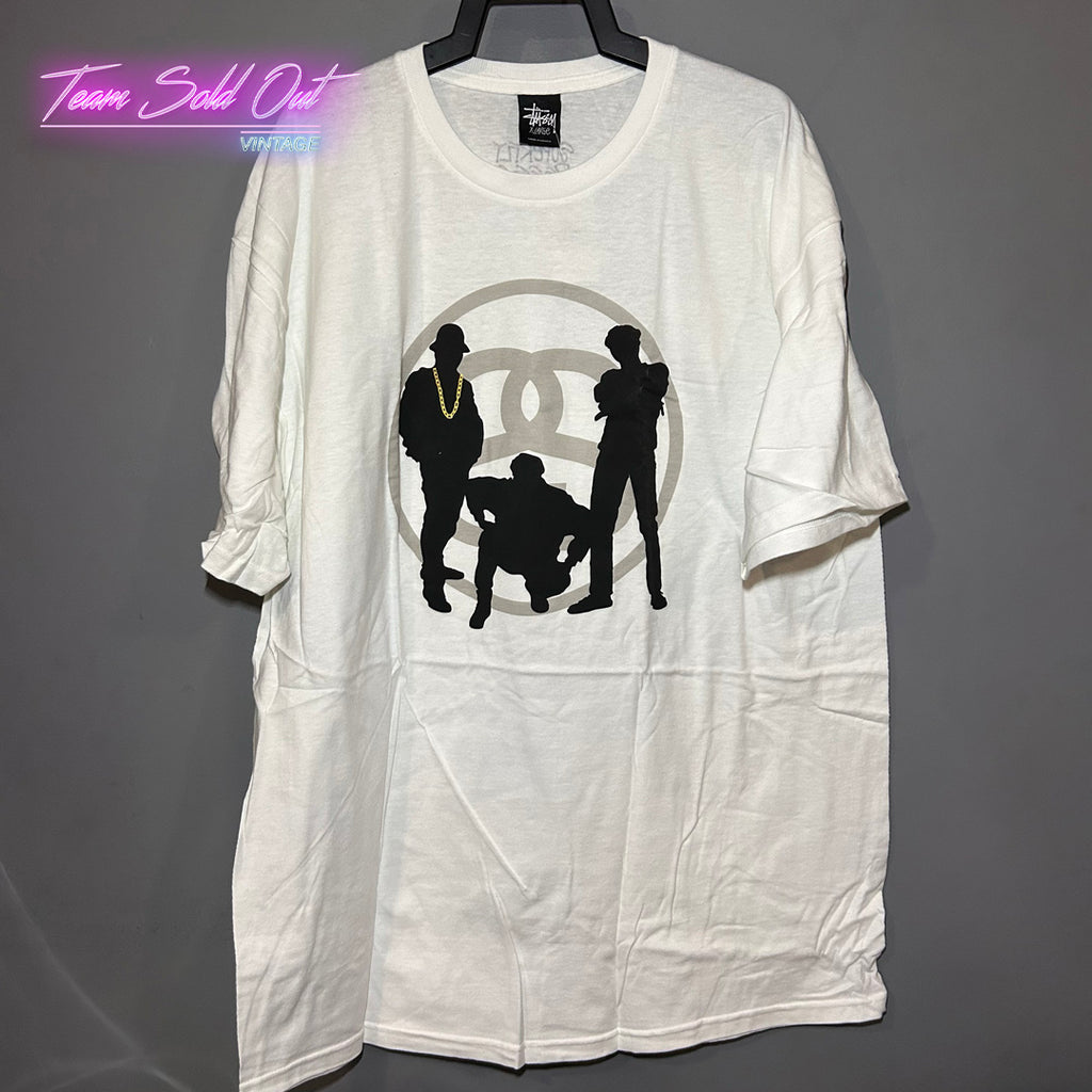 Vintage New Stussy Grey Link Posse Tee T-Shirt XL – Team Sold Out Vintage
