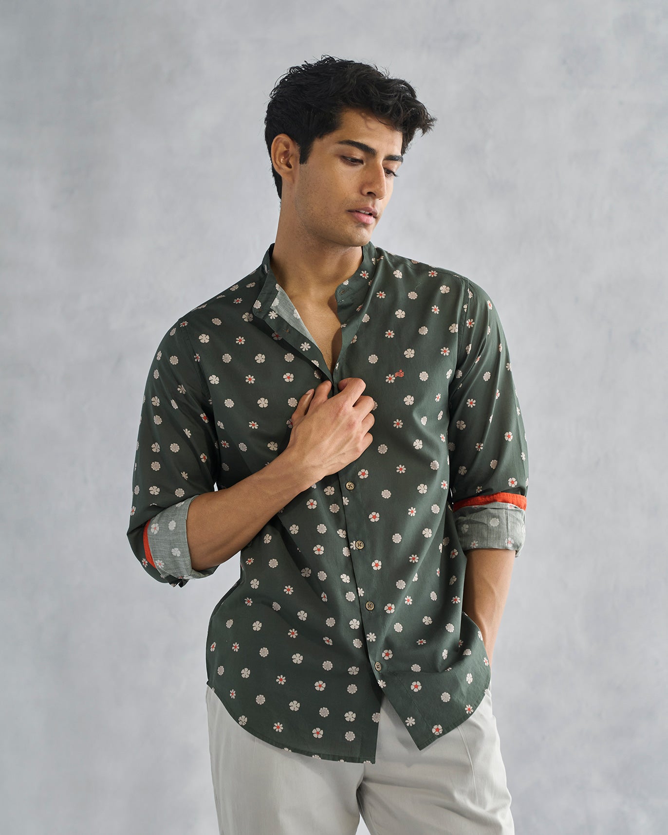 Nawab Shirt - Olive