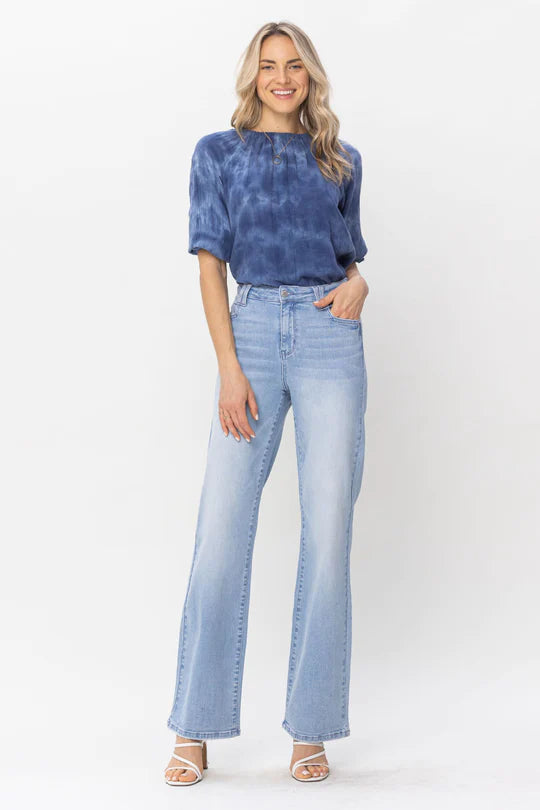 Judy Blue Mid-Rise Trouser Flare Jean