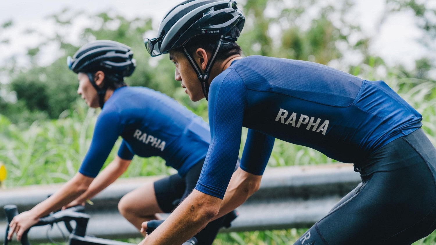 navy cycling team jersey