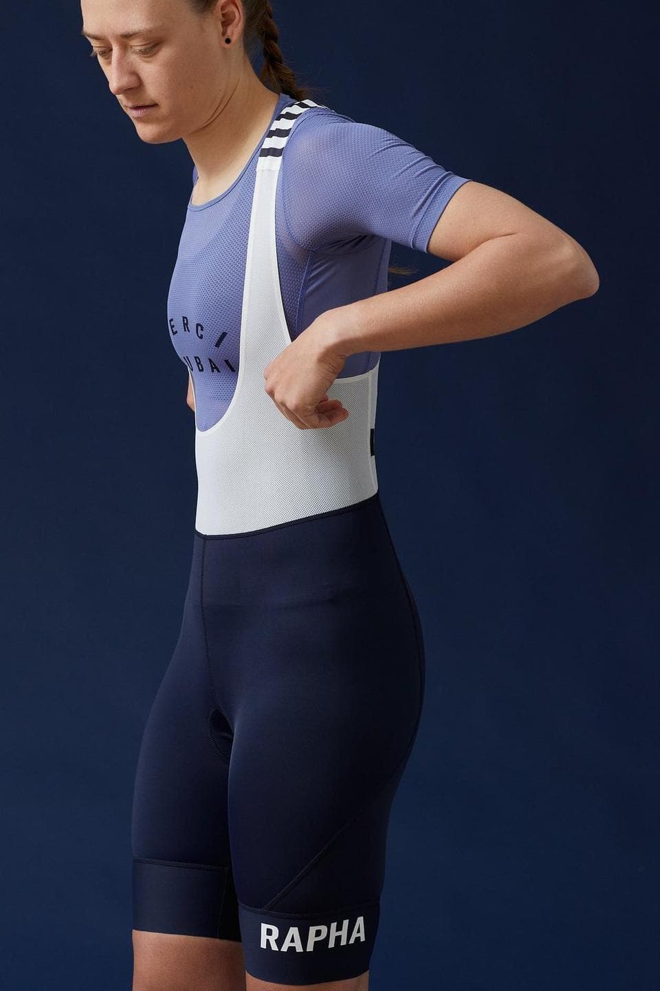 rapha blue bib shorts