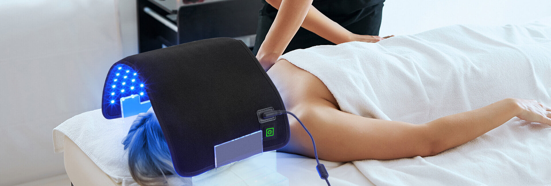 blue light therapy for acne facial beauty