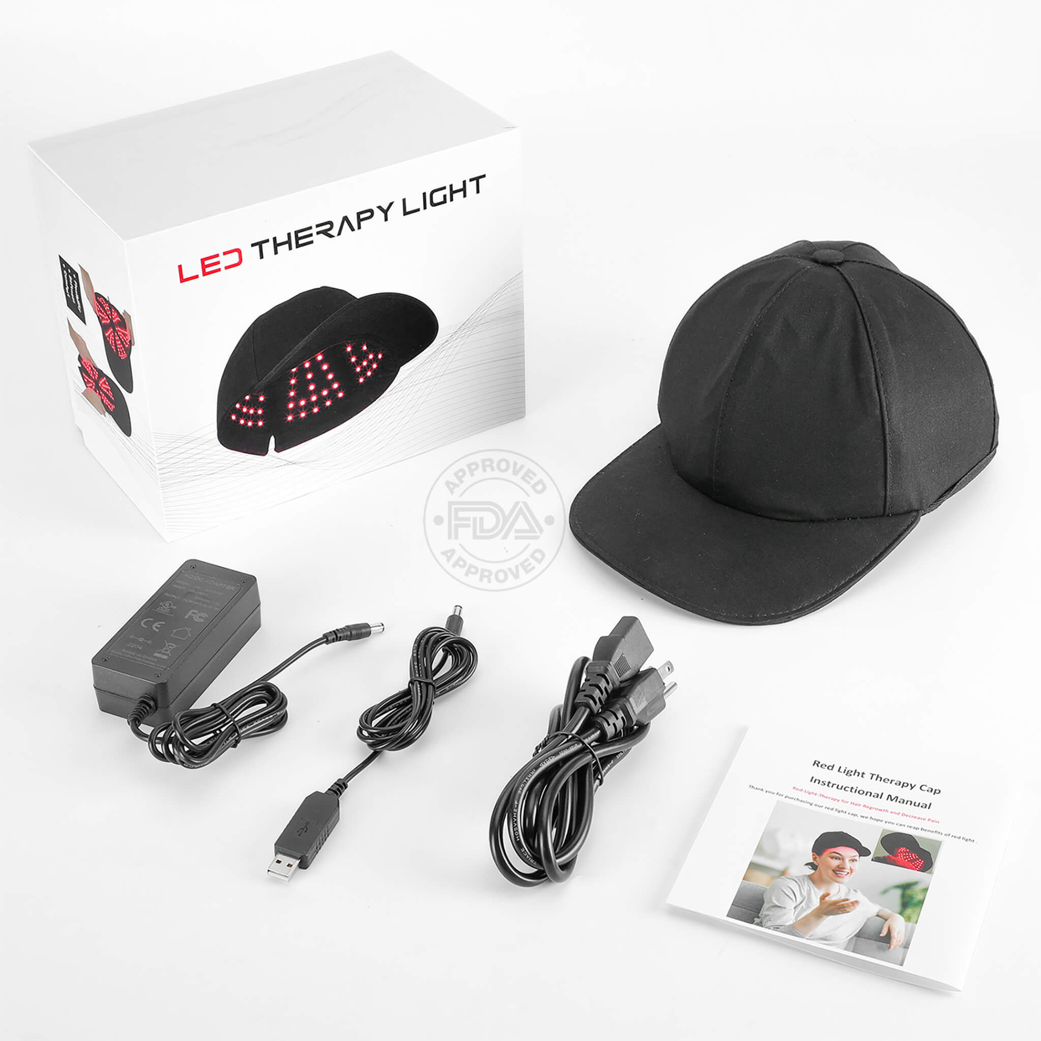 red light therapy hat for hair growth