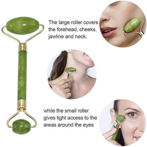 Natural Jade Facial Massage Stone Roller