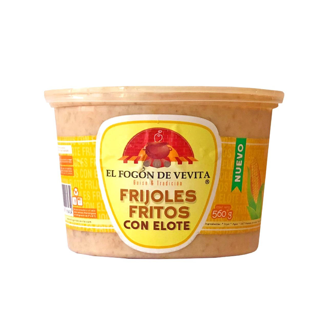 Frijoles Fritos con Elote Fogon de Vevita 560gr – hello GO
