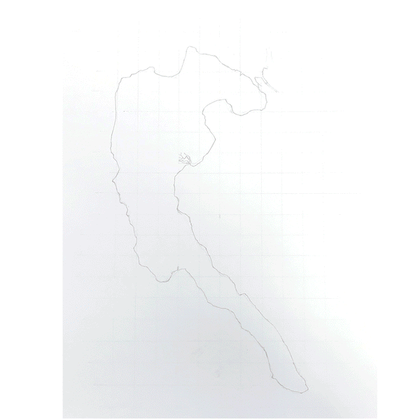 Camano Island Map Illustration 